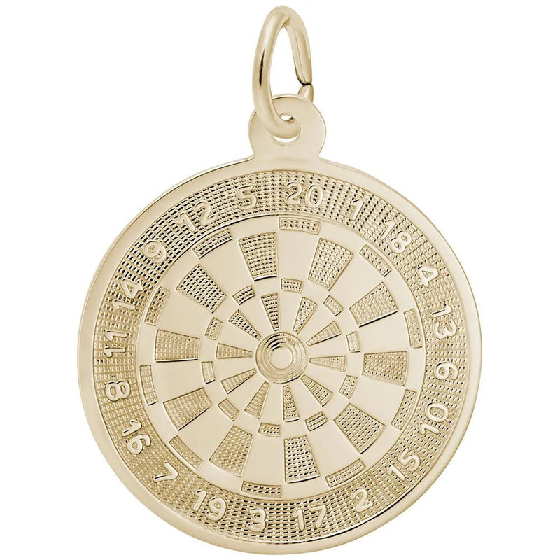 Rembrandt Charms - Dart Board Charm - 7846 Rembrandt Charms Charm Birmingham Jewelry 