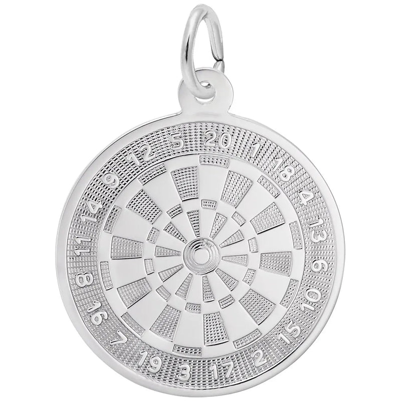 Rembrandt Charms - Dart Board Charm - 7846 Rembrandt Charms Charm Birmingham Jewelry 