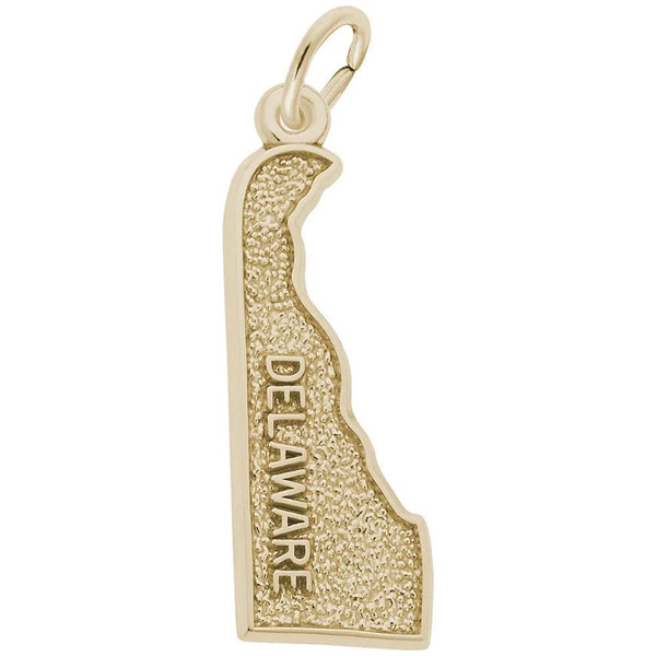 Rembrandt Charms - Delaware Map Charm - 3135 Rembrandt Charms Charm Birmingham Jewelry 