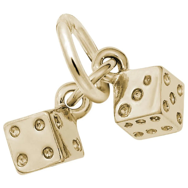 Rembrandt Charms - Dice Accent Charm - 638 Rembrandt Charms Charm Birmingham Jewelry 