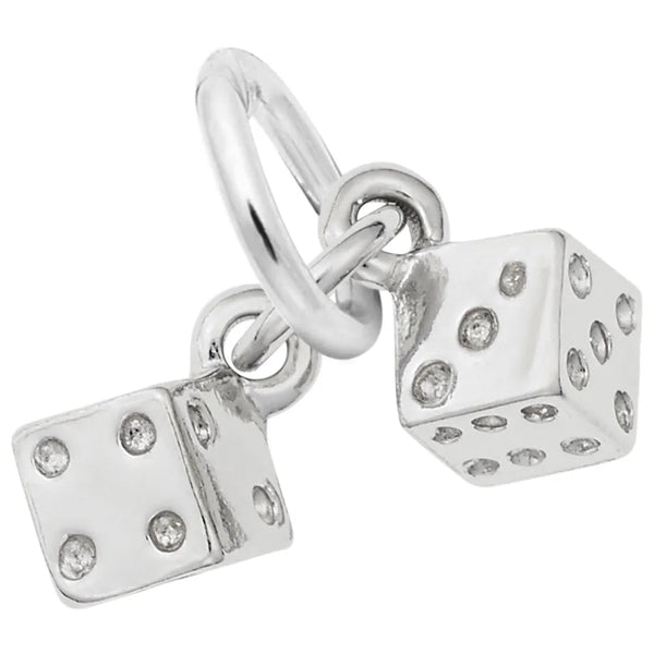 Rembrandt Charms - Dice Accent Charm - 638 Rembrandt Charms Charm Birmingham Jewelry 