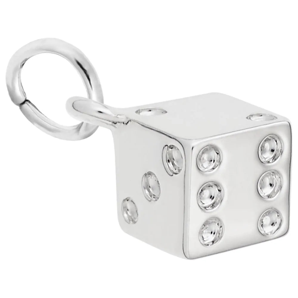 Rembrandt Charms - Dice Charm - 0637 Rembrandt Charms Charm Birmingham Jewelry 