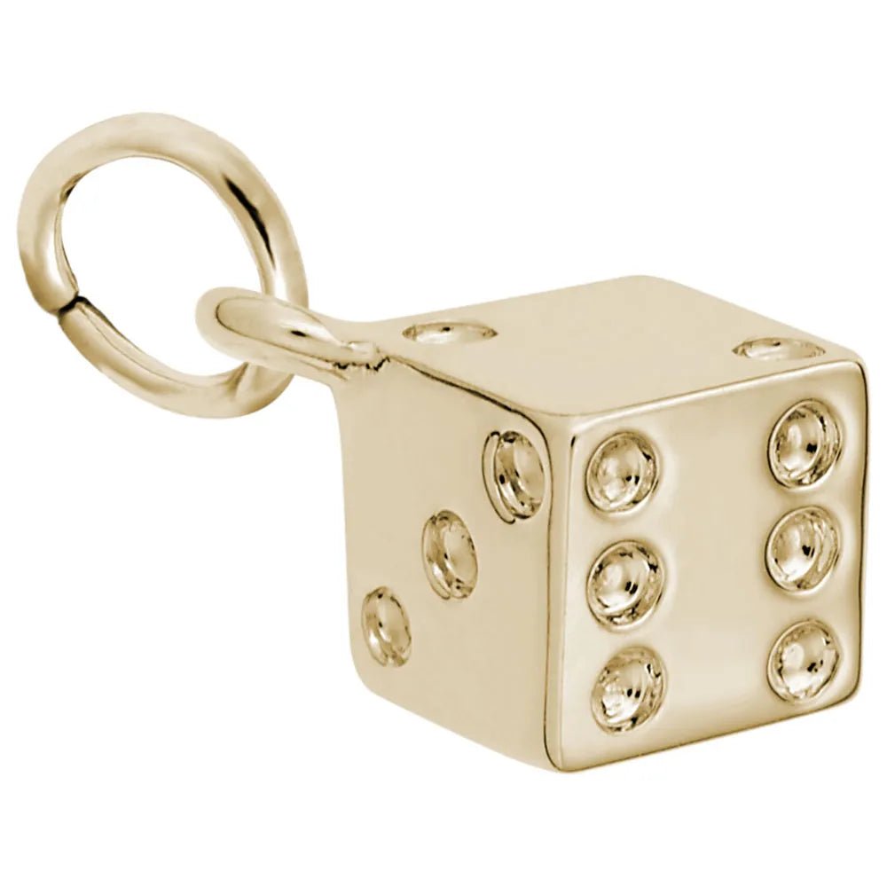 Rembrandt Charms - Dice Charm - 0637 Rembrandt Charms Charm Birmingham Jewelry 