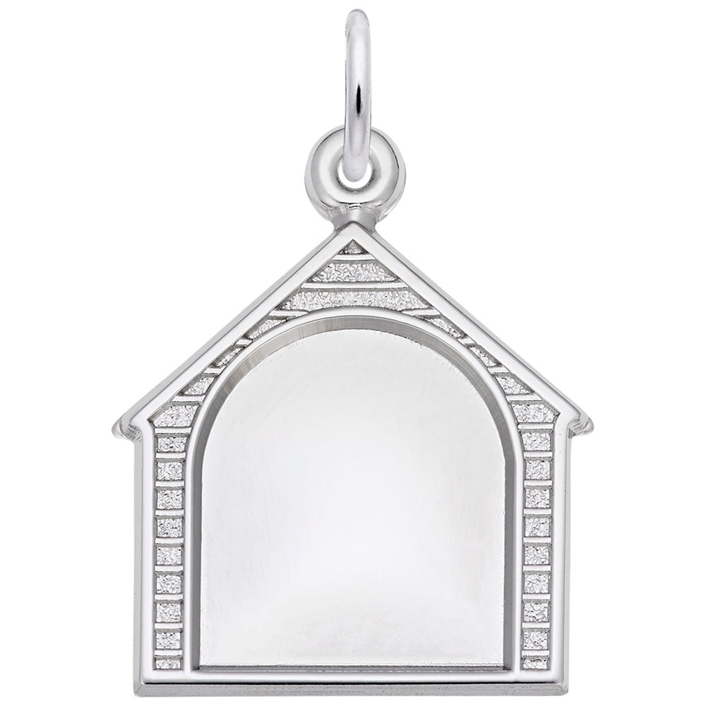 Rembrandt Charms - Dog House Photoart Charm - 8619 Rembrandt Charms Charm Birmingham Jewelry 