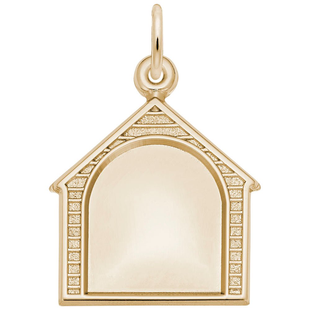 Rembrandt Charms - Dog House Photoart Charm - 8619 Rembrandt Charms Charm Birmingham Jewelry 