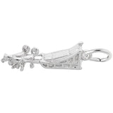 Rembrandt Charms - Dog Sled Charm - 3395 Rembrandt Charms Charm Birmingham Jewelry 