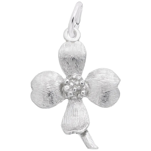 Rembrandt Charms - Dogwood Flower Blossom Charm - 2650 Rembrandt Charms Charm Birmingham Jewelry 