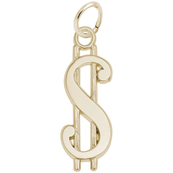 Rembrandt Charms - Dollar Sign Charm - 2807 Rembrandt Charms Charm Birmingham Jewelry 