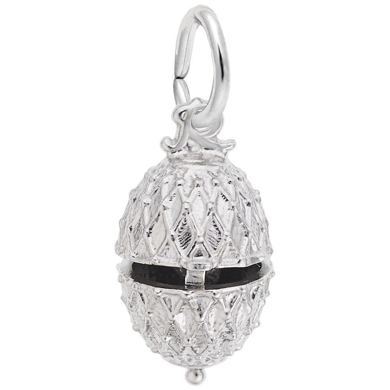 Rembrandt Charms - Easter Egg with Chick Charm - 8135 Rembrandt Charms Charm Birmingham Jewelry 