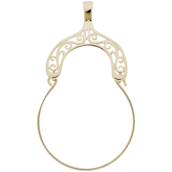 Rembrandt Charms - Filigree Arch Charm Holder - 0061 Rembrandt Charms Charm Birmingham Jewelry 