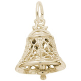 Rembrandt Charms - Filigree Bell Charm - 0830 Rembrandt Charms Charm Birmingham Jewelry 