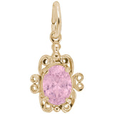 Rembrandt Charms - Filigree October Stone Charm - 4764-010 Rembrandt Charms Charm Birmingham Jewelry 