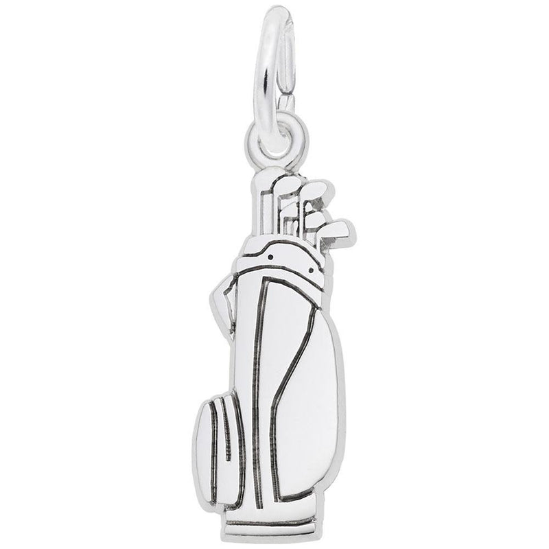 Rembrandt Charms - Flat Golf Bag Charm - 2784 Rembrandt Charms Charm Birmingham Jewelry 