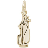 Rembrandt Charms - Flat Golf Bag Charm - 2784 Rembrandt Charms Charm Birmingham Jewelry 