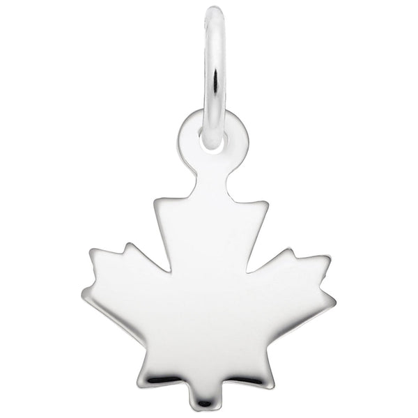 Rembrandt Charms - Flat Maple Leaf Accent Charm – 5737 Rembrandt Charms Charm Birmingham Jewelry 