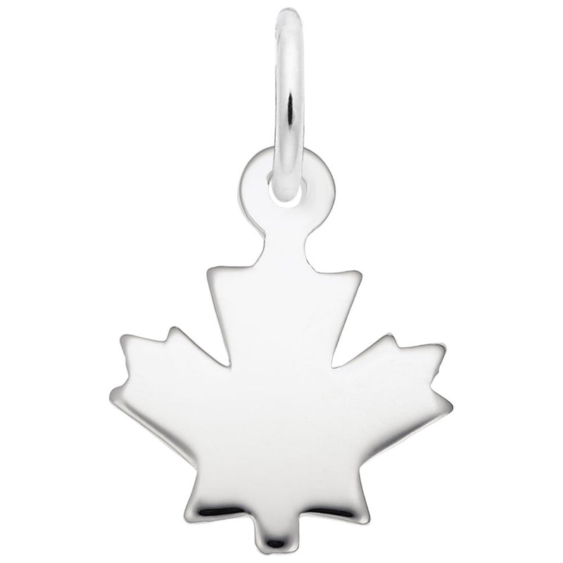 Rembrandt Charms - Flat Maple Leaf Accent Charm – 5737 Rembrandt Charms Charm Birmingham Jewelry 