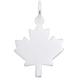 Rembrandt Charms - Flat Maple Leaf Charm – 3392 Rembrandt Charms Charm Birmingham Jewelry 