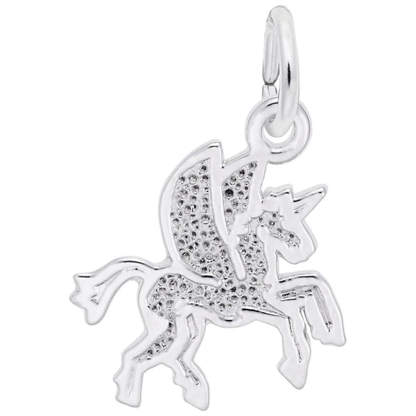 Rembrandt Charms - Flat Pegasus Charm - 3251 Rembrandt Charms Charm Birmingham Jewelry 