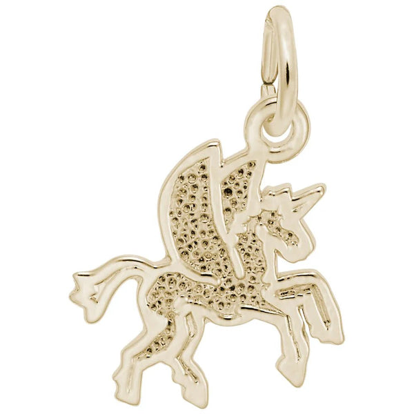 Rembrandt Charms - Flat Pegasus Charm - 3251 Rembrandt Charms Charm Birmingham Jewelry 