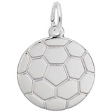 Rembrandt Charms - Flat Soccer Ball Charm - 5385 Rembrandt Charms Charm Birmingham Jewelry 