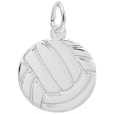 Rembrandt Charms - Flat Volleyball Charm - 2243 Rembrandt Charms Charm Birmingham Jewelry 