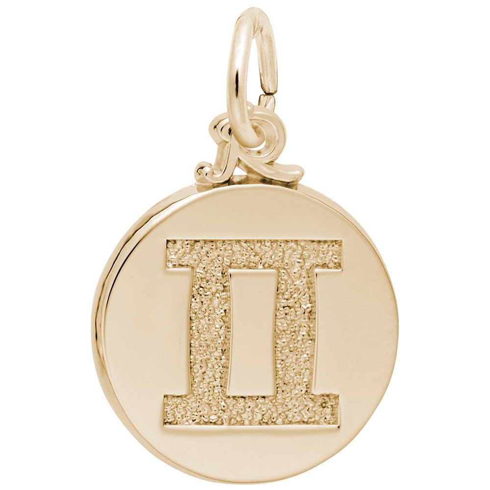 Rembrandt Charms - Gemini Symbol of the Sky Charm - 6765 Rembrandt Charms Charm Birmingham Jewelry 