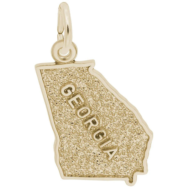 Rembrandt Charms - Georgia Map Charm - 3578 Rembrandt Charms Charm Birmingham Jewelry 