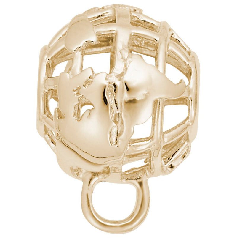 Rembrandt Charms - Globe Charmdrop - 9184 Rembrandt Charms Charm Birmingham Jewelry 