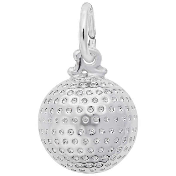 Rembrandt Charms - Golf Ball Charm - 8148 Rembrandt Charms Charm Birmingham Jewelry 