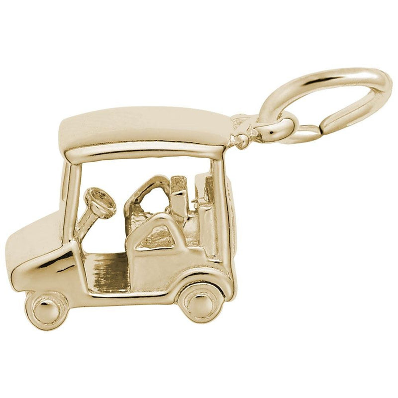 Rembrandt Charms - Golf Cart Charm - 8253 Rembrandt Charms Charm Birmingham Jewelry 