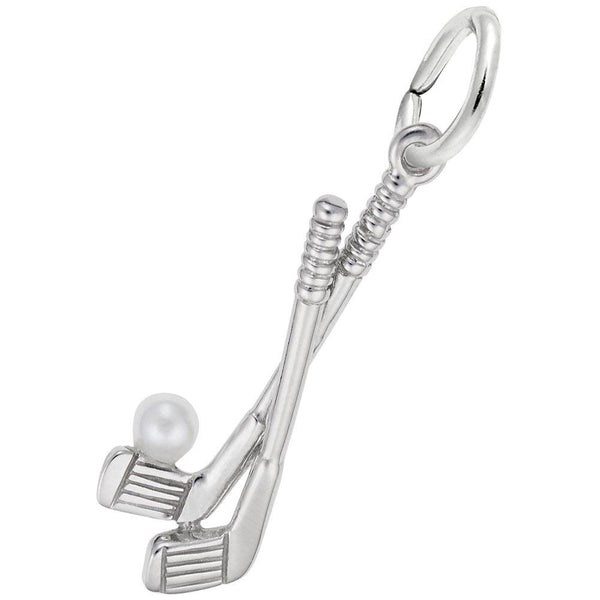 Rembrandt Charms - Golf Clubs with Ball Charm - 4650 Rembrandt Charms Charm Birmingham Jewelry 