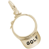 Rembrandt Charms - Golf Visor Charm - 8116 Rembrandt Charms Charm Birmingham Jewelry 