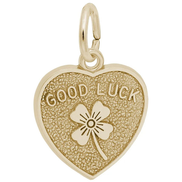 Rembrandt Charms - Good Luck Heart Charm - 1360 Rembrandt Charms Charm Birmingham Jewelry 