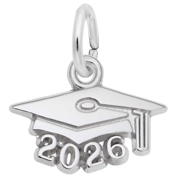 Rembrandt Charms - Grad Cap 2026 Charm - 6756 Rembrandt Charms Charm Birmingham Jewelry 