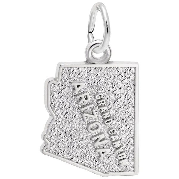 Rembrandt Charms - Grand Canyon Arizona Map Charm - 4456 Rembrandt Charms Charm Birmingham Jewelry 