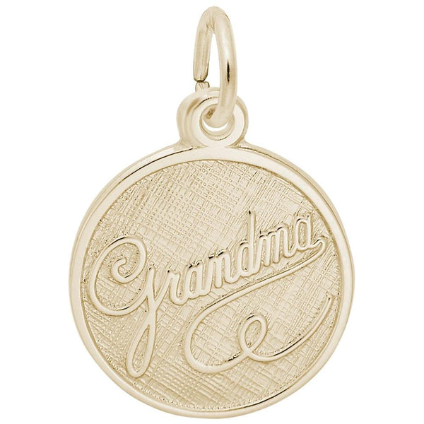 Rembrandt Charms - Grandma Disc Charm - 5620 Rembrandt Charms Charm Birmingham Jewelry 