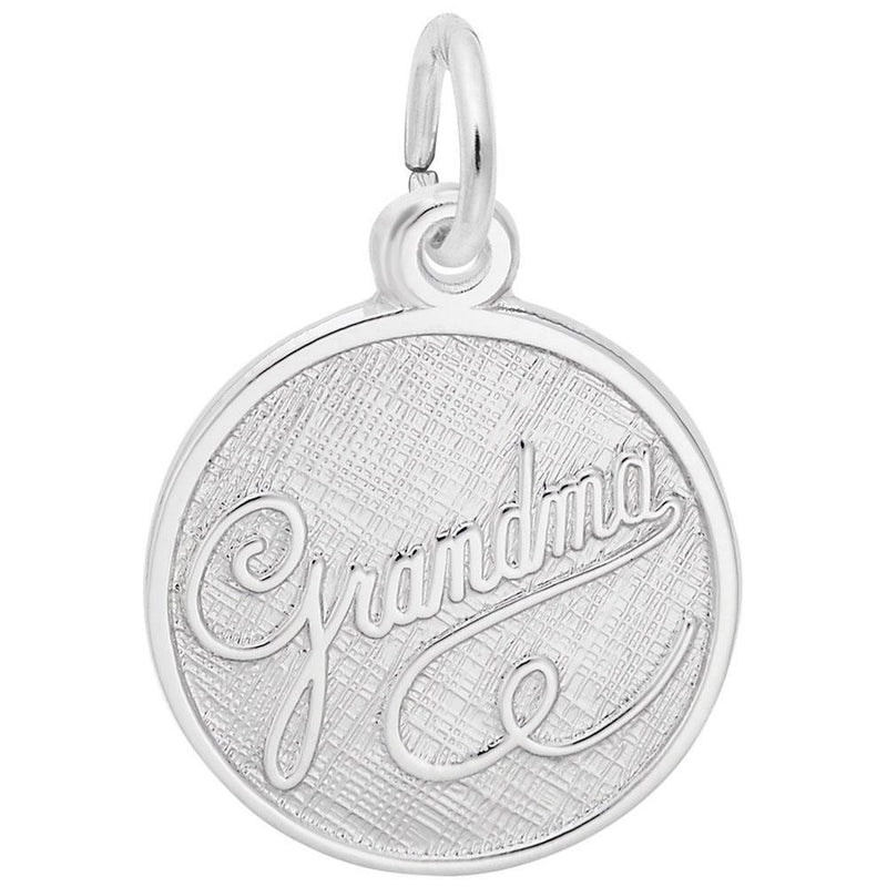 Rembrandt Charms - Grandma Disc Charm - 5620 Rembrandt Charms Charm Birmingham Jewelry 