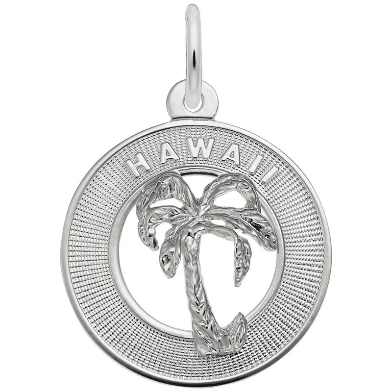 Rembrandt Charms - Hawaii Palm Tree Ring Charm - 4714 Rembrandt Charms Charm Birmingham Jewelry 