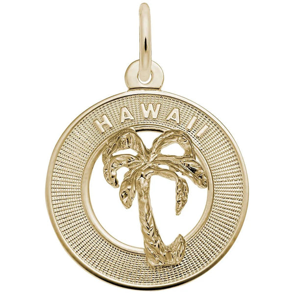 Rembrandt Charms - Hawaii Palm Tree Ring Charm - 4714 Rembrandt Charms Charm Birmingham Jewelry 