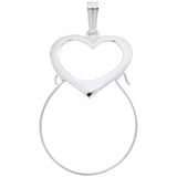 Rembrandt Charms - Heart Charm Holder - 0060 Rembrandt Charms Charm Birmingham Jewelry 