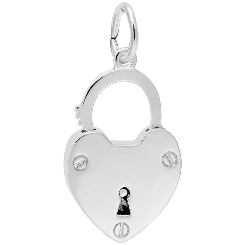 Rembrandt Charms - Heart Lock Charm - 0719 Rembrandt Charms Charm Birmingham Jewelry 