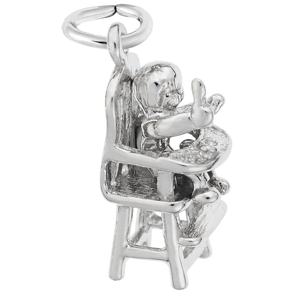 Rembrandt Charms - Highchair Charm - 0645 Rembrandt Charms Charm Birmingham Jewelry 