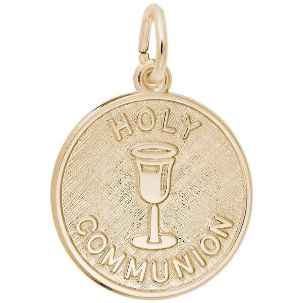 Rembrandt Charms - Holy Communion Disc Charm - 3543 Rembrandt Charms Charm Birmingham Jewelry 