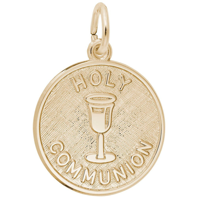 Rembrandt Charms - Holy Communion Disc Charm - 3543 Rembrandt Charms Charm Birmingham Jewelry 