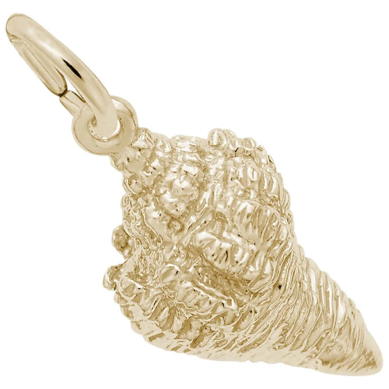 Rembrandt Charms - Horse Conch Shell Charm - 2086 Rembrandt Charms Charm Birmingham Jewelry 