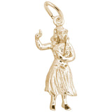 Rembrandt Charms - Hula Dancer Charm - 309 Rembrandt Charms Charm Birmingham Jewelry 