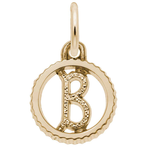 Rembrandt Charms - INITIAL B - 4190-002 Rembrandt Charms Charm Birmingham Jewelry 