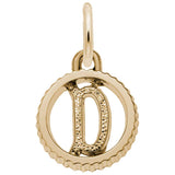 Rembrandt Charms - INITIAL D - 4190-004 Rembrandt Charms Charm Birmingham Jewelry 