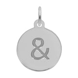 Rembrandt Charms - Initial Disc Charm-Ampersand - 1898 Rembrandt Charms Charm Birmingham Jewelry 