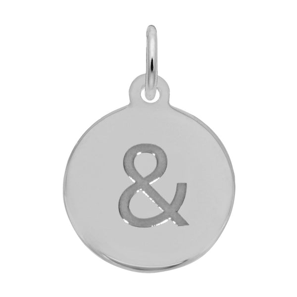 Rembrandt Charms - Initial Disc Charm-Ampersand - 1898 Rembrandt Charms Charm Birmingham Jewelry 